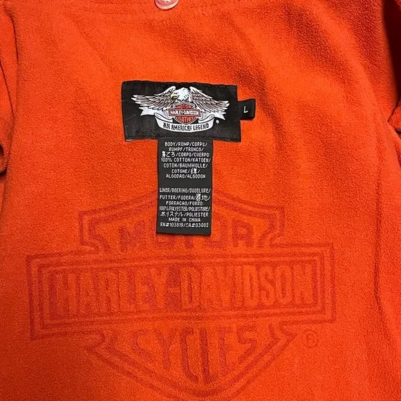 Vintage Denim Harley Davidson Jacket